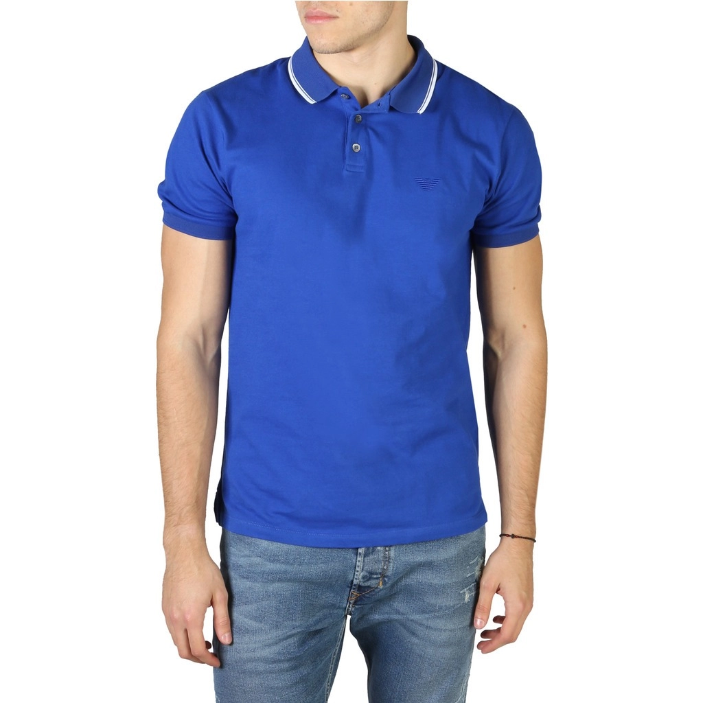 Best Quality Solid Blue Color 100% Pure Cotton Men&#8217;s Short Sleeve Polo Shirt With Unbeatable Price From Bangladesh