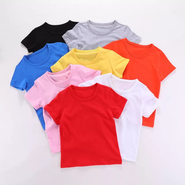 Wholesale Mens Blank Cotton T shirt ideal for Printing, High Quality Plain T Shirts Factory Bangladesh