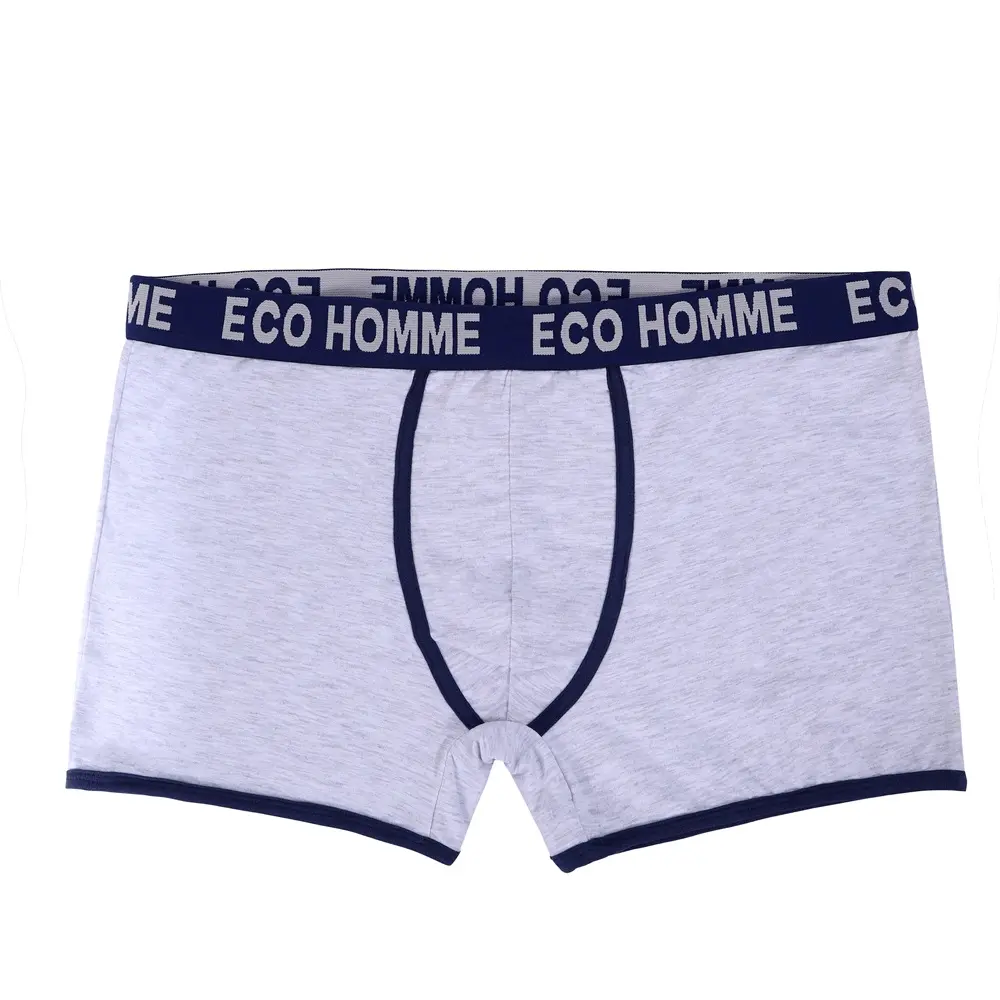 Customized Mens Boxers Comfortable Knitted Breathable Pure Cotton Plus Size Boxer Shorts For Men