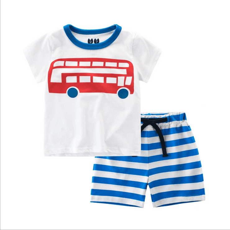 Designer Suits Boys Clothing Set Kids T Shirt And Shorts Suit