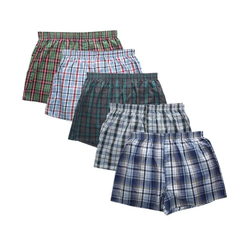 Men Solid Boxer Shorts Plus Size Boxers Comfortable Slip Mens Underwear