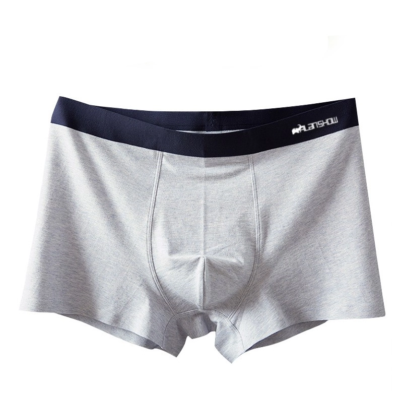 Custom Cotton Spandex Elastic Waistband Allover Print Mens Boxer Shorts